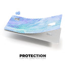 Micro Polka Dots Over Blue Watercolor Surface - Premium Protective Decal Skin-Kit for the Apple Credit Card