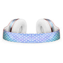 Micro Polka Dots Over Blue Watercolor Surface Full-Body Skin Kit for the Beats by Dre Solo 3 Wireless Headphones