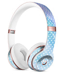 Micro Polka Dots Over Blue Watercolor Surface Full-Body Skin Kit for the Beats by Dre Solo 3 Wireless Headphones