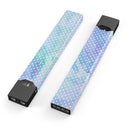 Micro Polka Dots Over Blue Watercolor Surface - Premium Decal Protective Skin-Wrap Sticker compatible with the Juul Labs vaping device