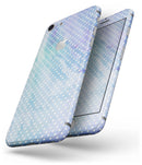 Micro Polka Dots Over Blue Watercolor Surface - Skin-kit for the iPhone 8 or 8 Plus