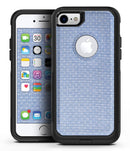 Micro Polka Dots Over Scratched Blue Fabric - iPhone 7 or 8 OtterBox Case & Skin Kits