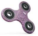 Micro Squares of Violet Grunge Full-Body Fidget Spinner Skin-Kit
