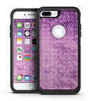 Micro Squares of Violet Grunge - iPhone 7 or 7 Plus Commuter Case Skin Kit