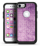 Micro Squares of Violet Grunge - iPhone 7 or 7 Plus Commuter Case Skin Kit