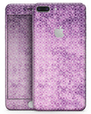 Micro Squares of Violet Grunge - Skin-kit for the iPhone 8 or 8 Plus