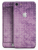 Micro Squares of Violet Grunge - Skin-kit for the iPhone 8 or 8 Plus