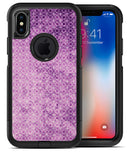 Micro Squares of Violet Grunge - iPhone X OtterBox Case & Skin Kits
