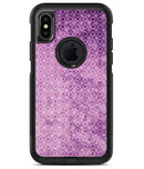 Micro Squares of Violet Grunge - iPhone X OtterBox Case & Skin Kits