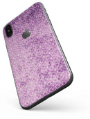 Micro Squares of Violet Grunge - iPhone X Skin-Kit