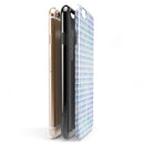 Micro Triangles Over Blue and Green Watercolor Grunge iPhone 6/6s or 6/6s Plus 2-Piece Hybrid INK-Fuzed Case