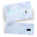 Micro Triangles Over Blue and Green Watercolor Grunge - Premium Protective Decal Skin-Kit for the Apple Credit Card