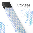 Micro Triangles Over Blue and Green Watercolor Grunge - Premium Decal Protective Skin-Wrap Sticker compatible with the Juul Labs vaping device