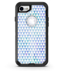 Micro Triangles Over Blue and Green Watercolor Grunge - iPhone 7 or 8 OtterBox Case & Skin Kits