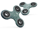 Micro Vintage Navy Rococo Pattern Full-Body Fidget Spinner Skin-Kit