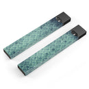 Micro Vintage Navy Rococo Pattern - Premium Decal Protective Skin-Wrap Sticker compatible with the Juul Labs vaping device