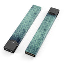 Micro Vintage Navy Rococo Pattern - Premium Decal Protective Skin-Wrap Sticker compatible with the Juul Labs vaping device