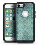 Micro Vintage Navy Rococo Pattern - iPhone 7 or 8 OtterBox Case & Skin Kits