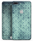 Micro Vintage Navy Rococo Pattern - Skin-kit for the iPhone 8 or 8 Plus
