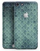 Micro Vintage Navy Rococo Pattern - Skin-kit for the iPhone 8 or 8 Plus