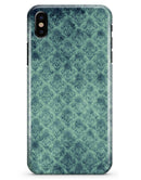 Micro Vintage Navy Rococo Pattern - iPhone X Clipit Case