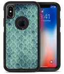 Micro Vintage Navy Rococo Pattern - iPhone X OtterBox Case & Skin Kits