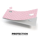 Micro White Crowns Over Pink - Premium Protective Decal Skin-Kit for the Apple Credit Card