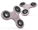 Micro White Crowns Over Pink Full-Body Fidget Spinner Skin-Kit