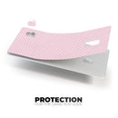 Micro White Shell Pattern Over Pink - Premium Protective Decal Skin-Kit for the Apple Credit Card