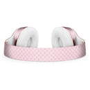 Micro White Shell Pattern Over Pink Full-Body Skin Kit for the Beats by Dre Solo 3 Wireless Headphones