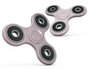 Micro White Shell Pattern Over Pink Full-Body Fidget Spinner Skin-Kit