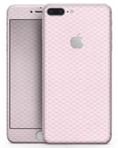 Micro White Shell Pattern Over Pink - Skin-kit for the iPhone 8 or 8 Plus
