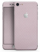 Micro White Shell Pattern Over Pink - Skin-kit for the iPhone 8 or 8 Plus
