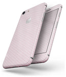 Micro White Shell Pattern Over Pink - Skin-kit for the iPhone 8 or 8 Plus