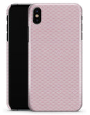 Micro White Shell Pattern Over Pink - iPhone X Clipit Case