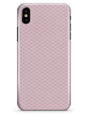 Micro White Shell Pattern Over Pink - iPhone X Clipit Case