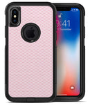 Micro White Shell Pattern Over Pink - iPhone X OtterBox Case & Skin Kits