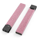 Micro White Stars Over Pink - Premium Decal Protective Skin-Wrap Sticker compatible with the Juul Labs vaping device