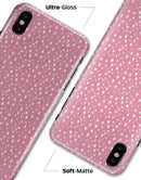 Micro White Stars Over Pink - iPhone X Clipit Case