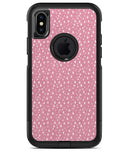 Micro White Stars Over Pink - iPhone X OtterBox Case & Skin Kits