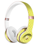 Micro Yellow Snowflake Pattern Full-Body Skin Kit for the Beats by Dre Solo 3 Wireless Headphones