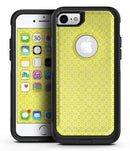 Micro Yellow Snowflake Pattern - iPhone 7 or 7 Plus Commuter Case Skin Kit