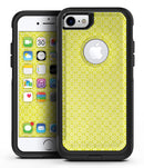 Micro Yellow Snowflake Pattern - iPhone 7 or 8 OtterBox Case & Skin Kits