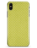 Micro Yellow Snowflake Pattern - iPhone X Clipit Case