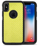 Micro Yellow Snowflake Pattern - iPhone X OtterBox Case & Skin Kits