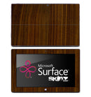 Dark Stained Wood Skin for the Microsoft Surface