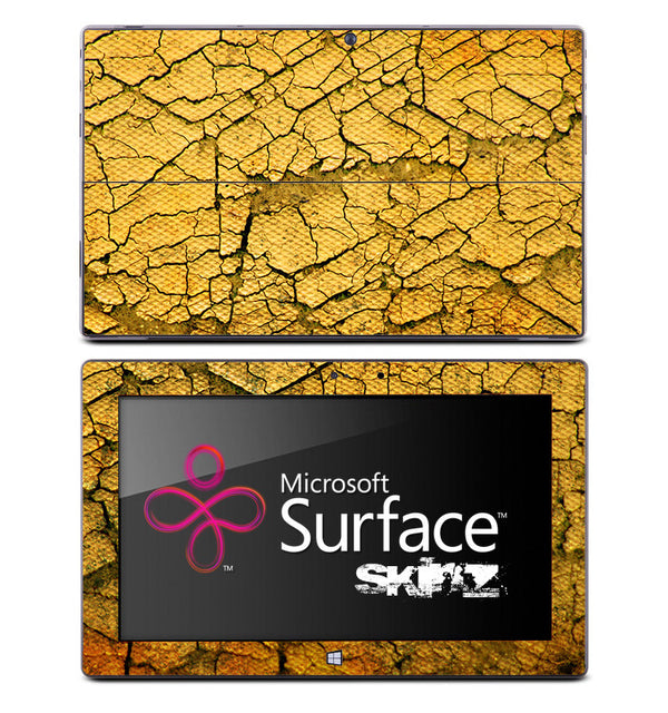 Vintage Cracked Yellow Skin for the Microsoft Surface