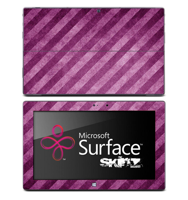 Pink & Purple Stripes Skin for the Microsoft Surface