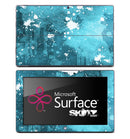 Spattered White & Blue Skin for the Microsoft Surface