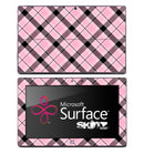 Pink & Black Plaid Skin for the Microsoft Surface
